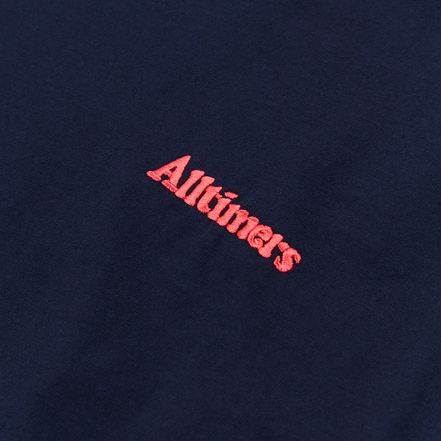 TINY BROADWAY EMBROIDERED TEE NAVY