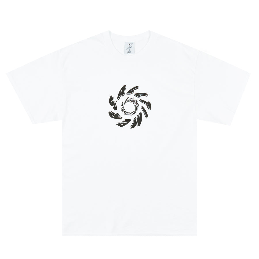 SPIN CYCLE TEE WHITE