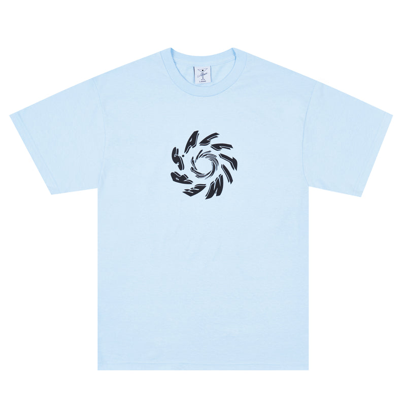SPIN CYCLE TEE POWDER BLUE