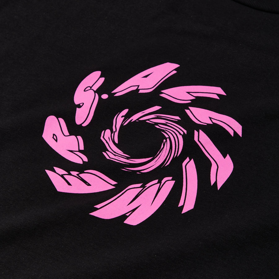 SPIN CYCLE TEE BLACK