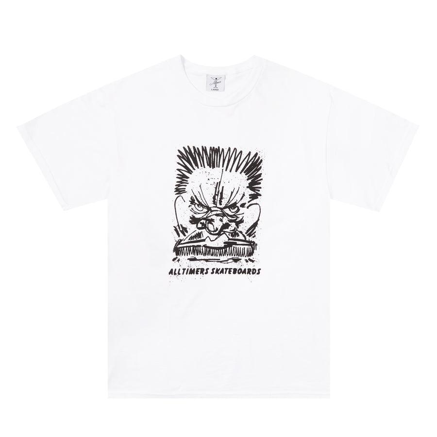 SMUSHED FACE TEE WHITE
