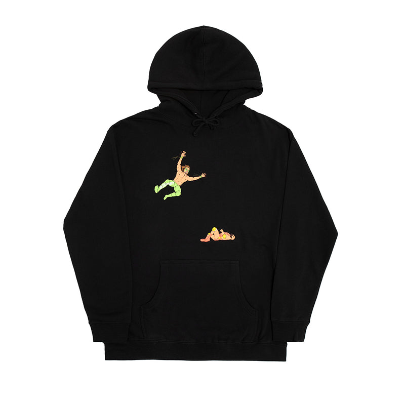 TOP ROPES HOODY BLACK